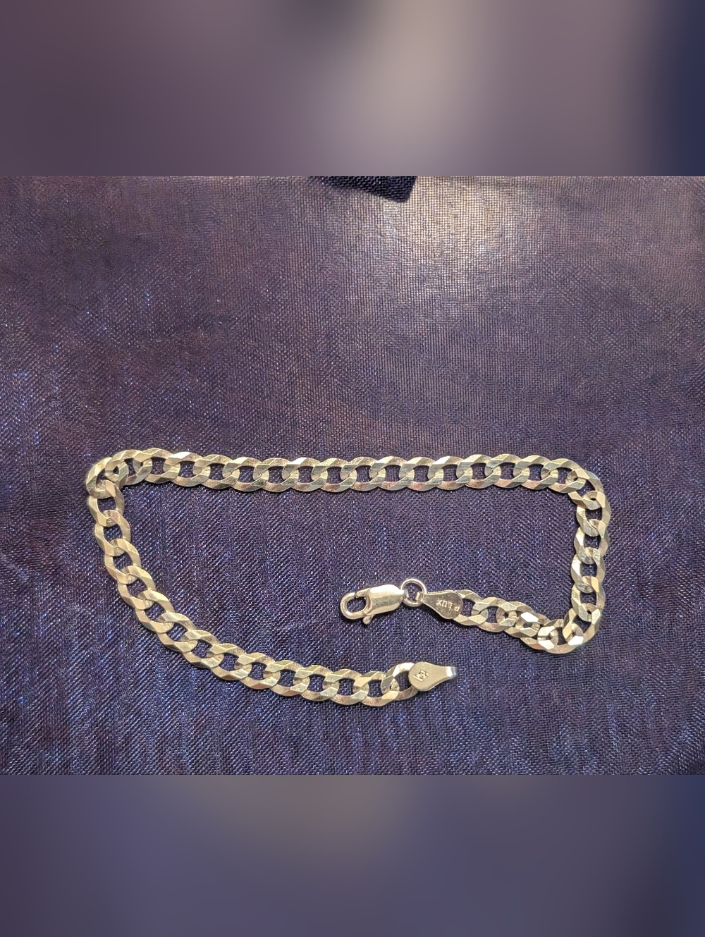 Sterling Silver Cuban Link Bracelet